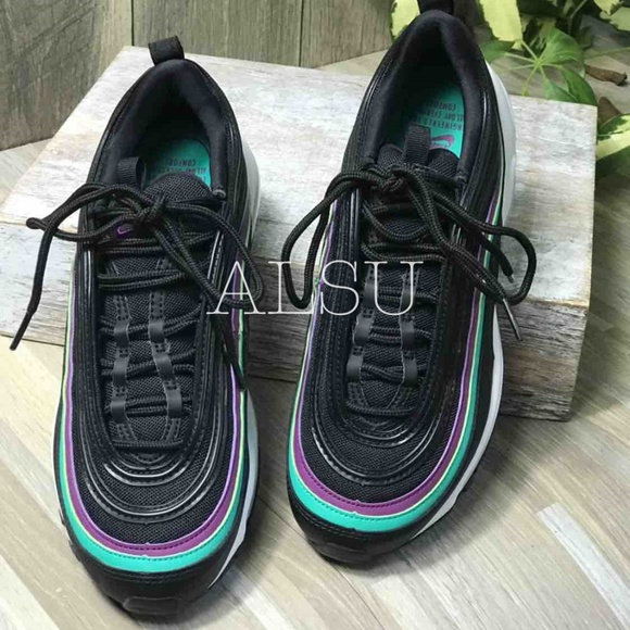 NWT  Nike Air Max 97 Black Grape  W AUTHENTIC - Picture 6 of 8